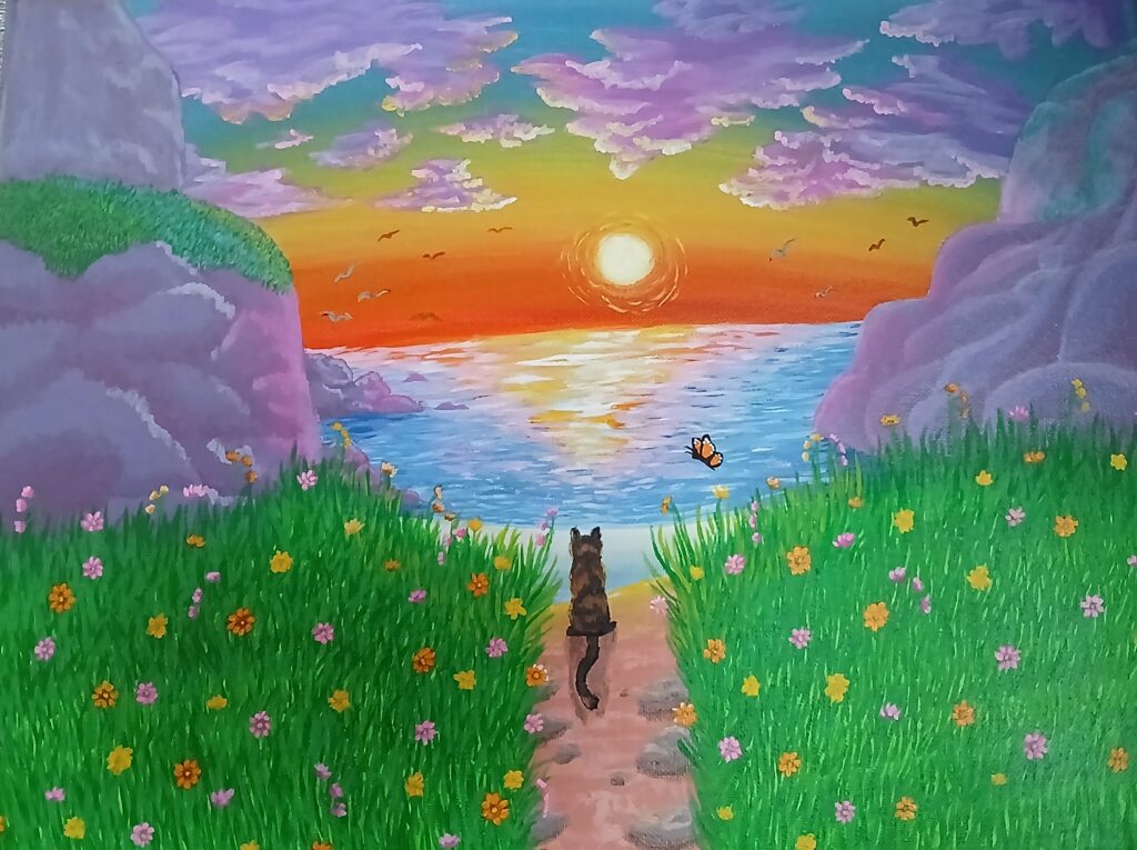 Bryanna McManus artwork entitled "Hope on the Horizon" as MSAA's April 2026 Artist of the Month with MS